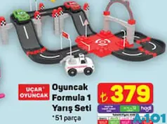 UÇAR OYUNCAK FORMULA 1 YARIŞ SETİ 51 PARÇA